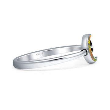 Moon & Star Ring